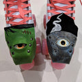 Frankenstein Monster and Bride leather toe guard cap - Roller Skating - Evil eye